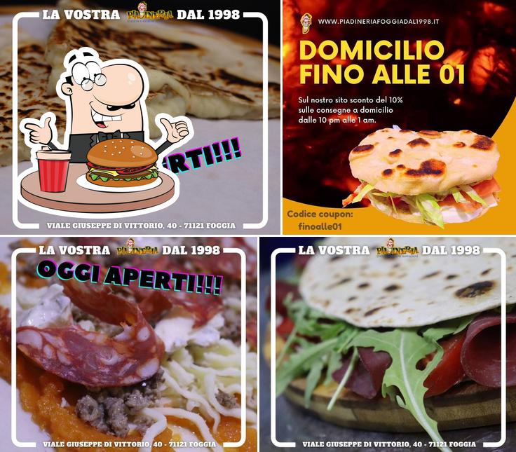 Try out a burger at Piadineria dal 1998