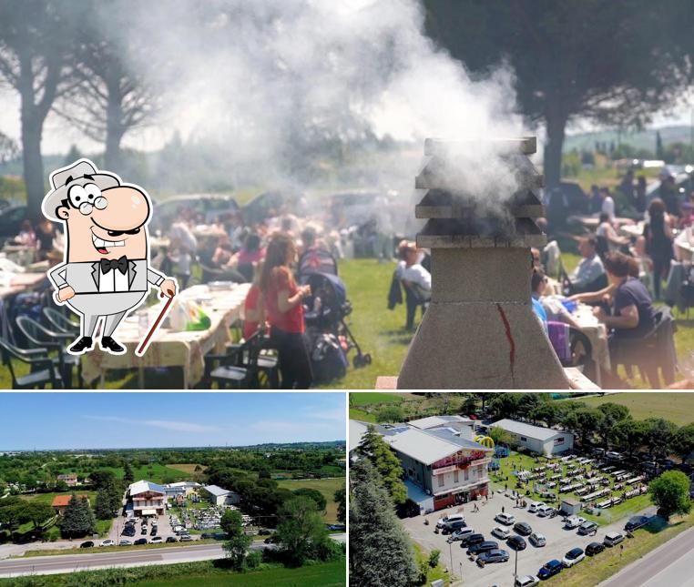 Gli esterni di Area Barbecue Lombardi