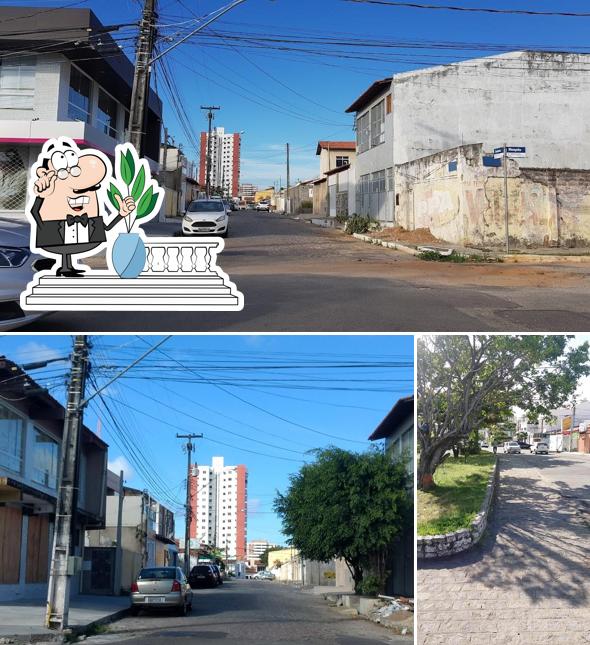 O exterior do Galego Lanches