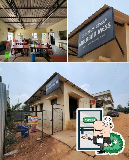 The photo of exterior and interior at Malabar Mess