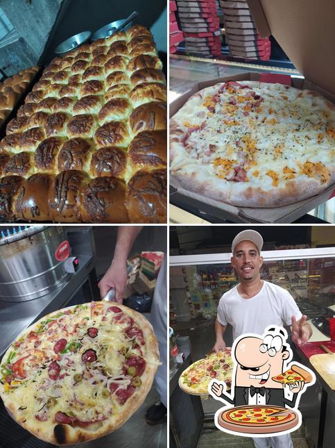 Escolha pizza no Padaria Pão Divino 24 HORAS