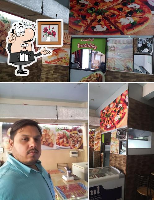 The interior of Royal Pizza