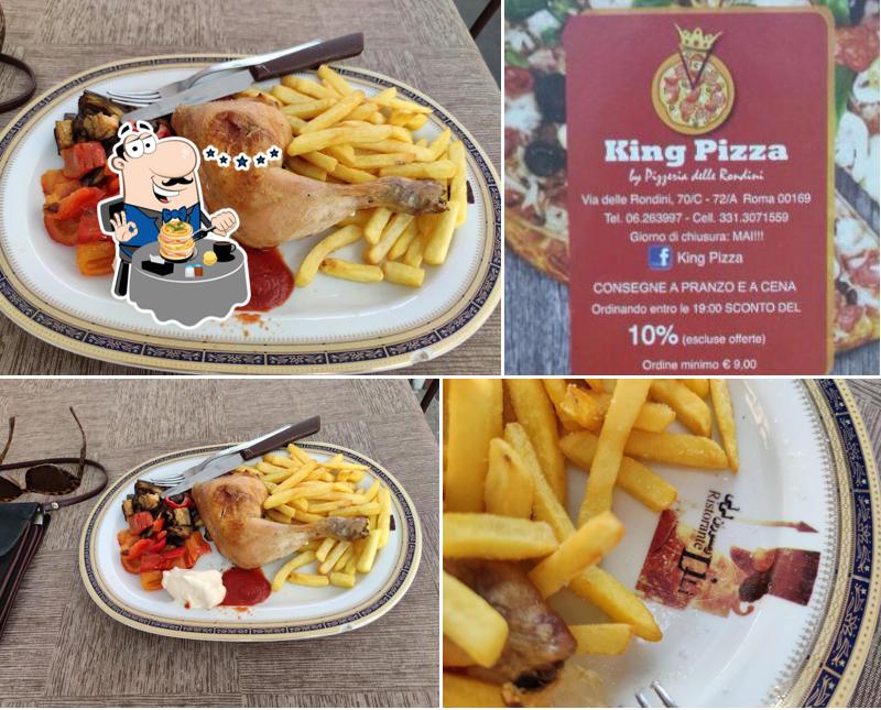 Platti al Pizzeria le Rondini King pizza da magdy