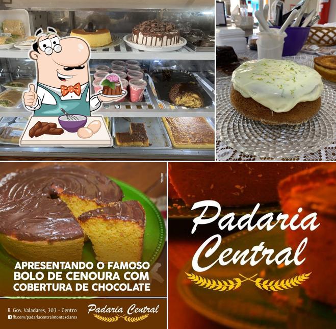 Padaria Central provê uma escolha de sobremesas