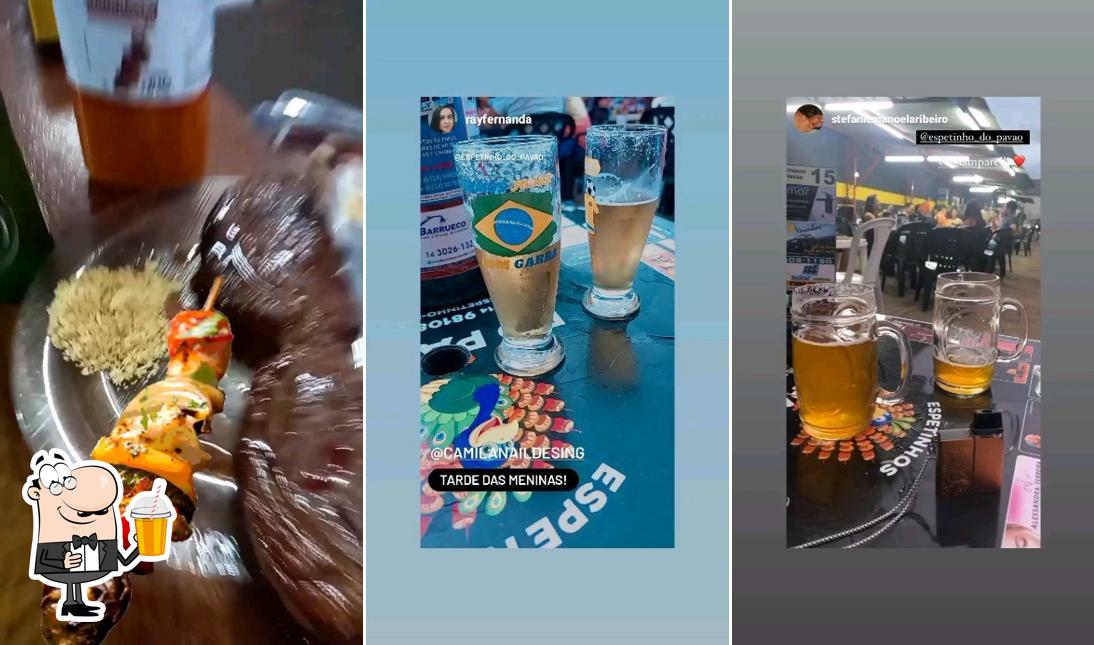 Desfrute de uma bebida no Espetinho do Pavão