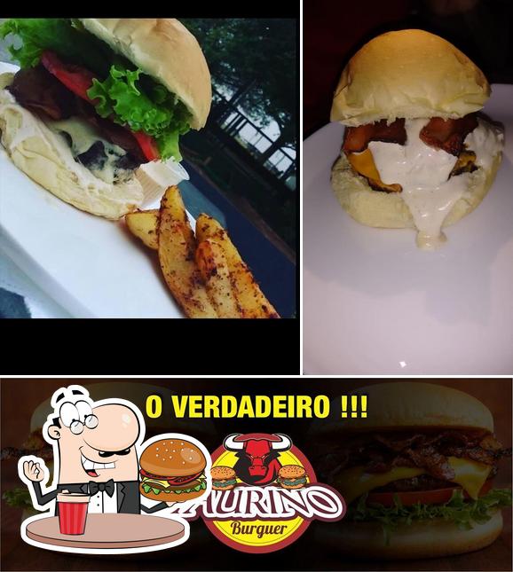 Consiga um hambúrguer no Taurino Burguer