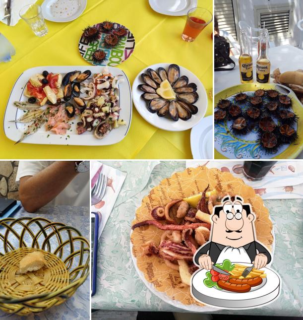 Platti al Trattoria Le Taiate