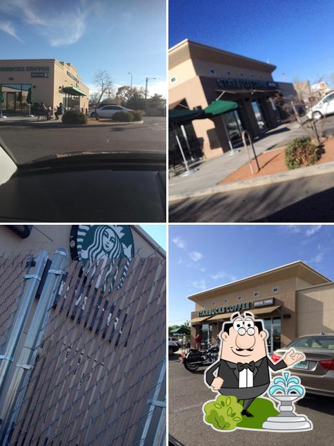 Check out how Starbucks looks outside