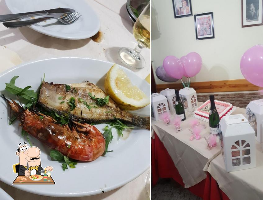 Cibo al Trattoria Il Cacciatore