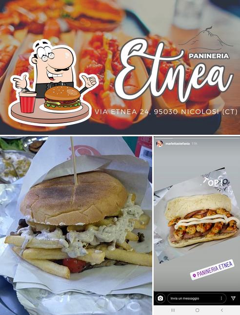 Prenditi un hamburger a Panineria Etnea