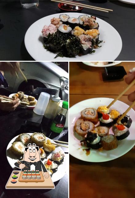 Escolha diversas opções de sushi