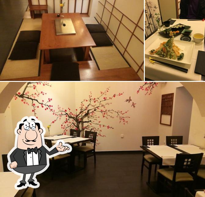 Installez-vous à l'une des tables de Japonska Restavracija MIYABI