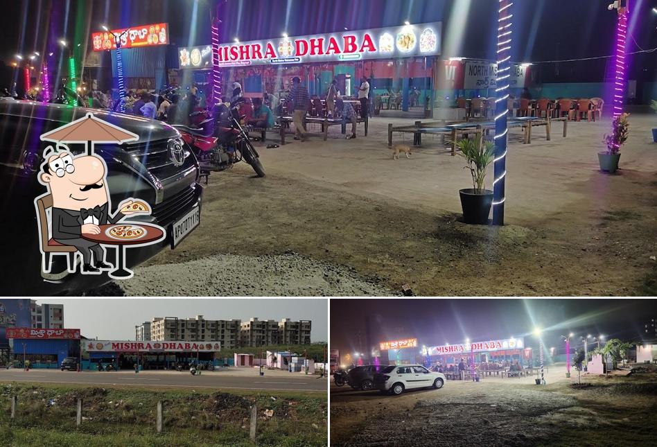 Check out how North Mishra Dhaba looks outside