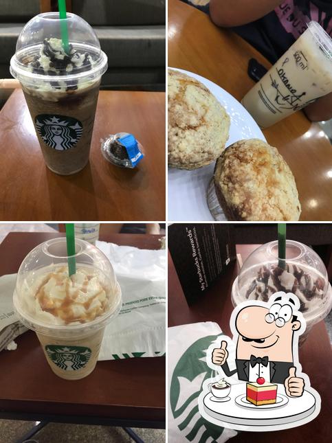 Starbucks provê uma gama de pratos doces