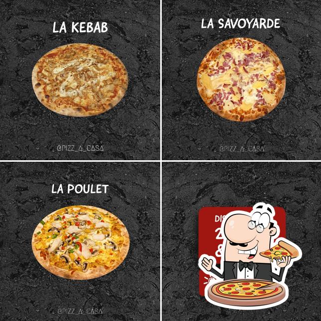 Choisissez des pizzas à Pizz'a casa