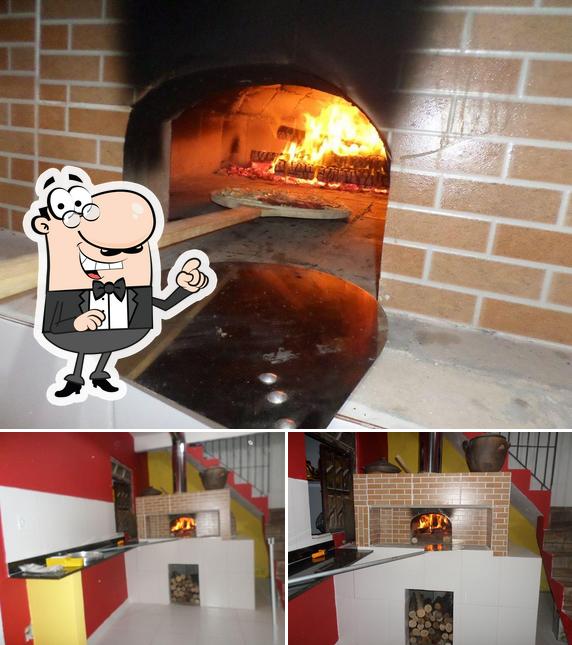 Veja imagens do interior do Pizzaria Forno De Villas