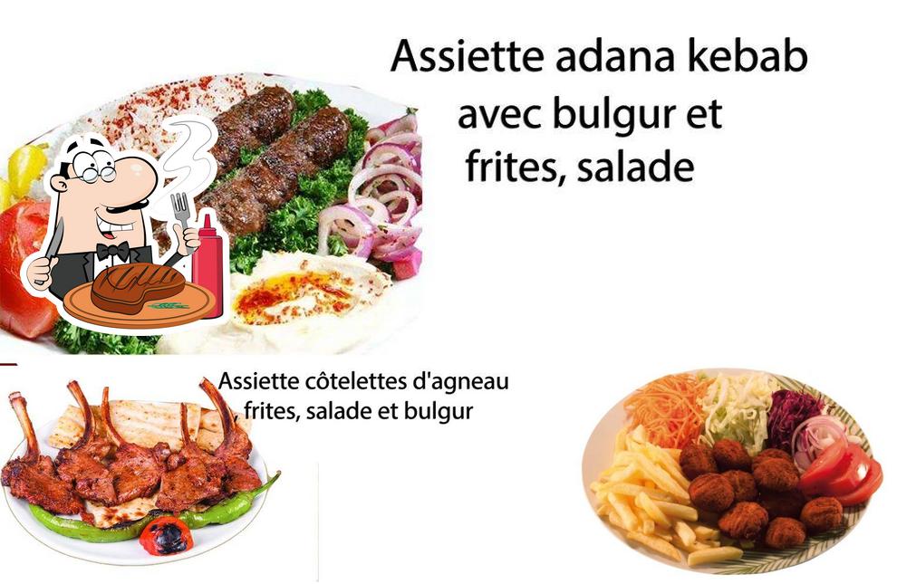 Commandez des repas à base de viande à Kebab Des Grand-Places