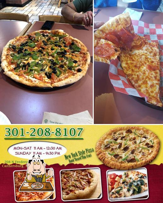 Pide una pizza en Basil's Pizza Subs & More