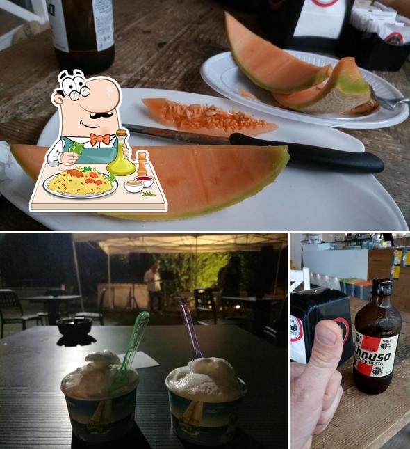 La cibo e birra del ristorante