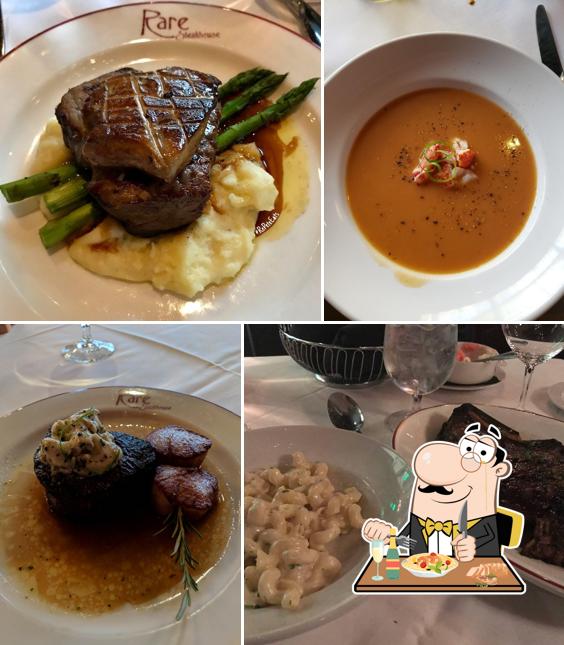 Meals at Rare Steakhouse