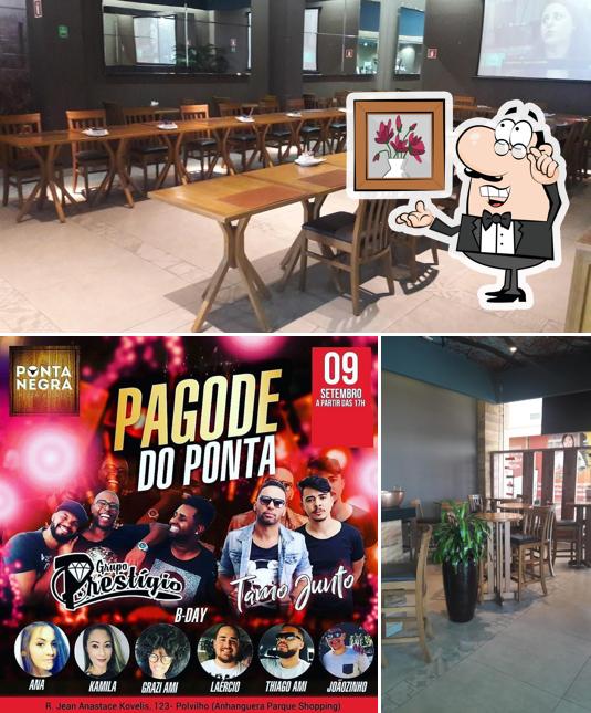 Veja imagens do interior do Ponta Negra Pizza & Grill