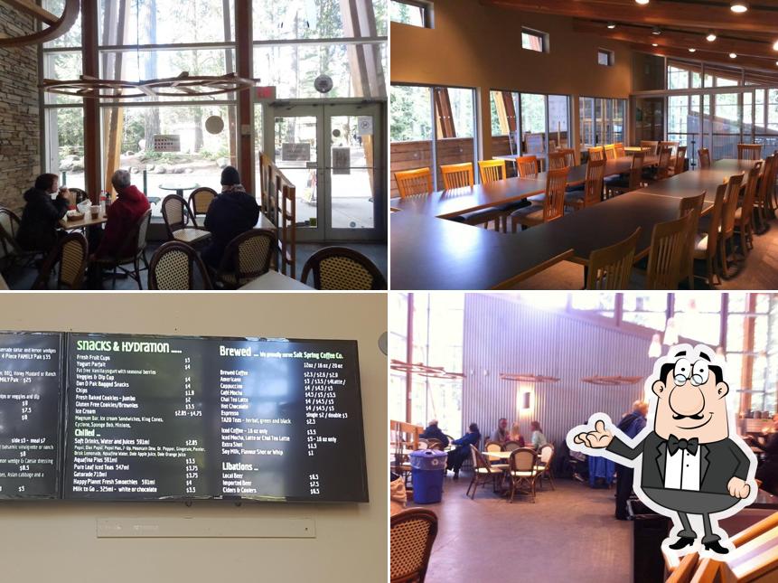 The interior of The Lynn Canyon Cafe