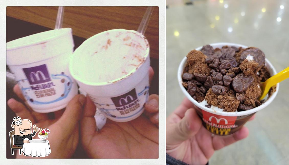 McDonald's serve uma escolha de pratos doces