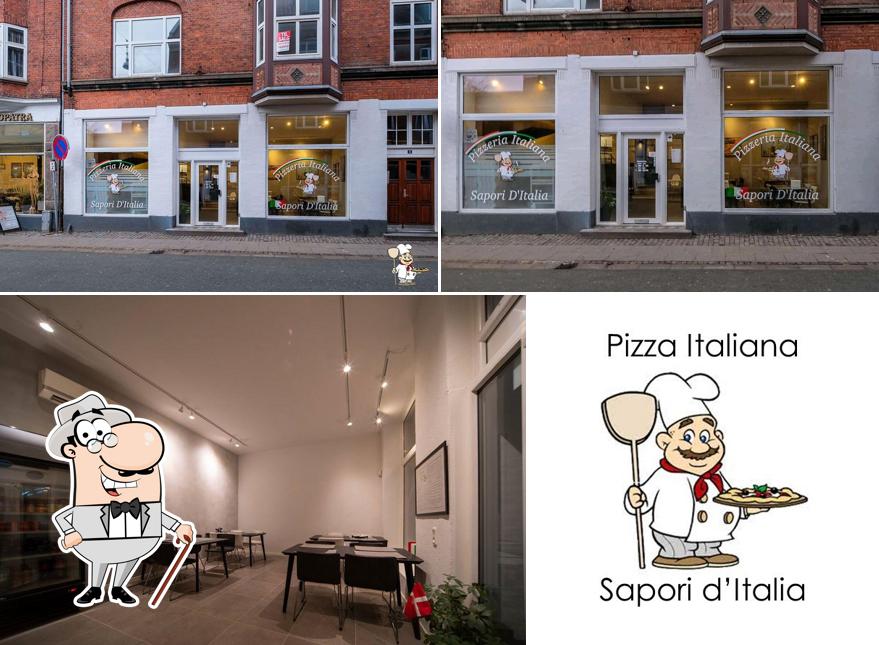 Das Äußere von Pizzeria Italiana Sapori D'italia