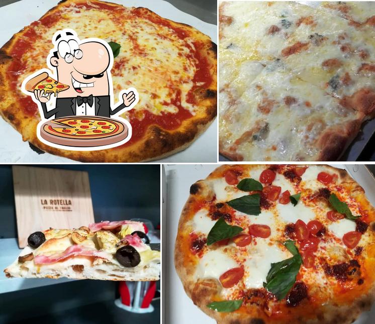 A La Rotella, puoi ordinare una bella pizza