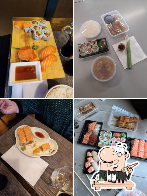 Essayez de nombreuses options de sushi