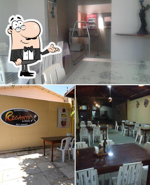 O interior do Restaurante Nas In Toca