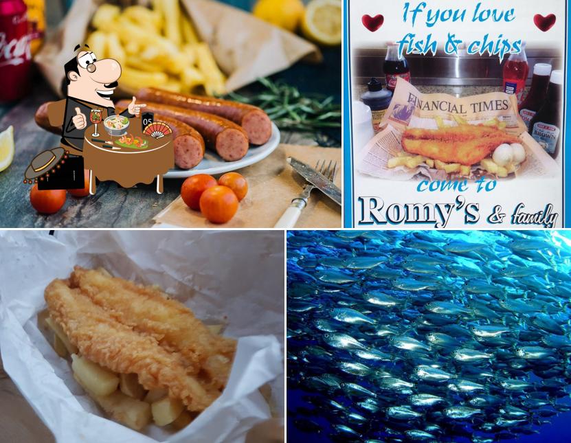 Meals at Romy's & Family Fish And Chips
