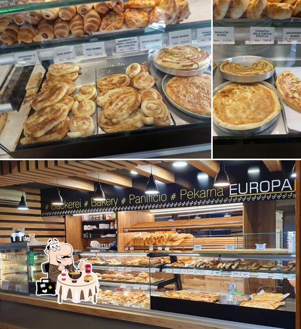 Cibo al Europa Bakery