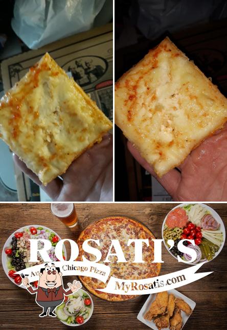 Food at Rosati's Pizza