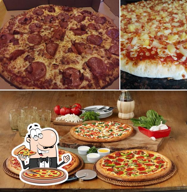 Essayez de nombreux genres de pizzas