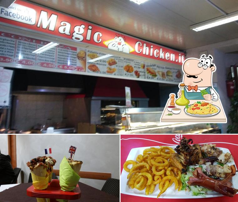Platti al Girarrosto Cono Pizza Paninoteca Magic Chicken