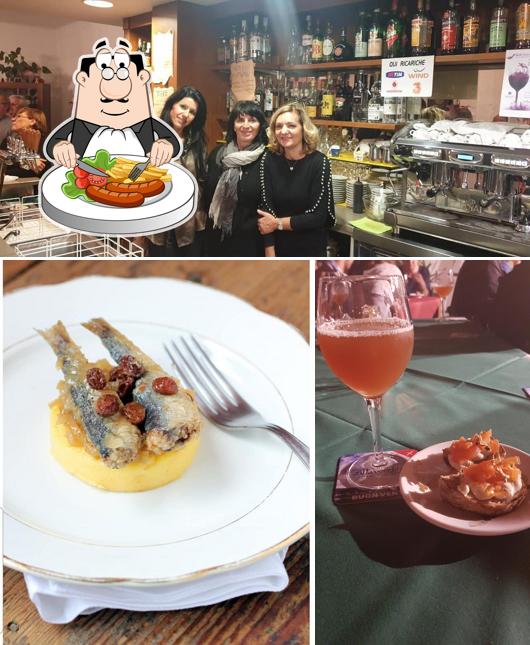 Bar Alla Nazionale si caratterizza per la cibo e interni
