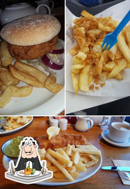 Food at The Elite Fish & Chip Shop