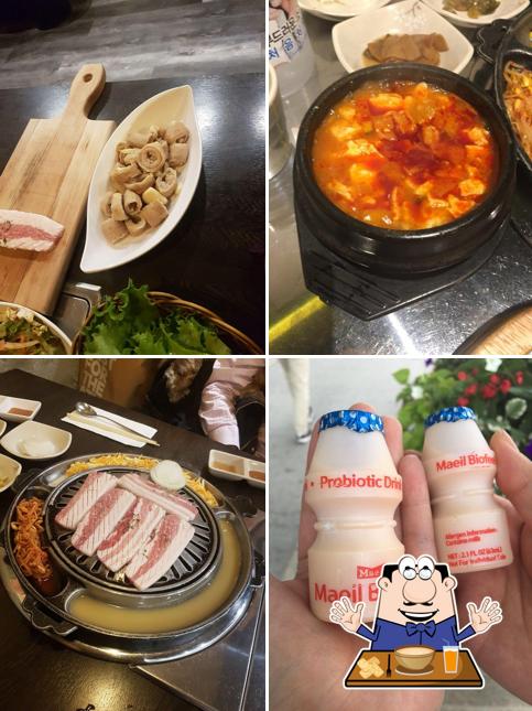Platos en Mapo Korean BBQ 마포상회
