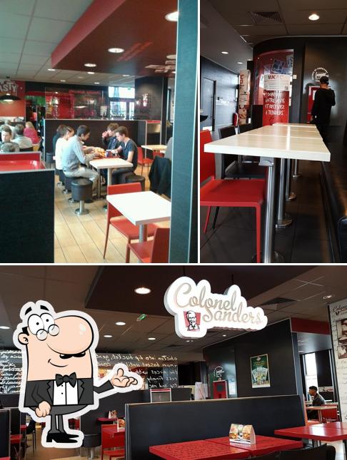 L'intérieur de KFC Cholet