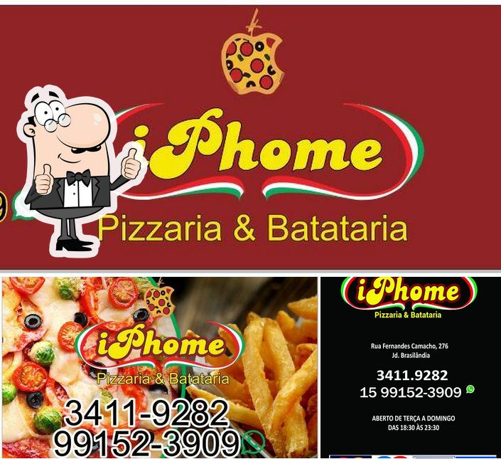 Взгляните на фото пиццерии "Iphome Pizzaria e Batataria"