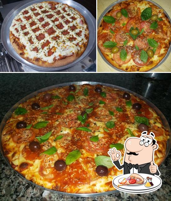 Escolha diferentes estilos de pizza