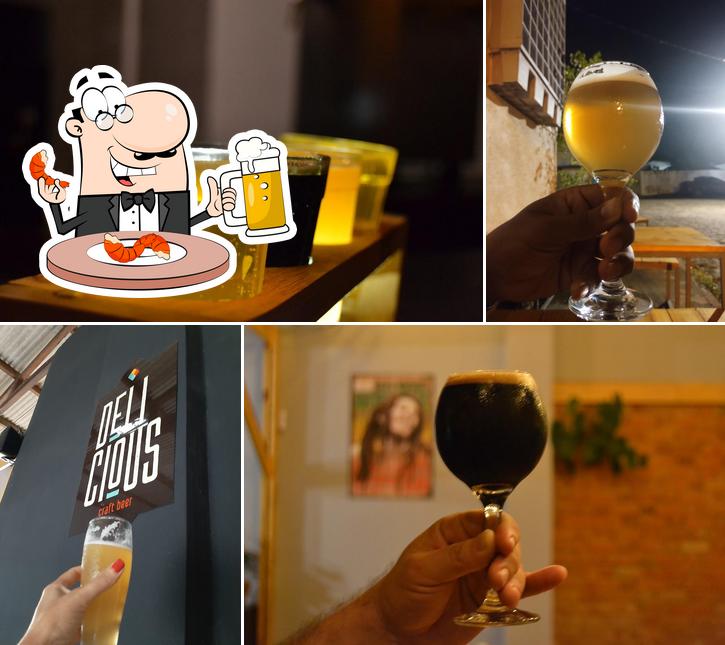 Peça um copo de cerveja leve ou escura