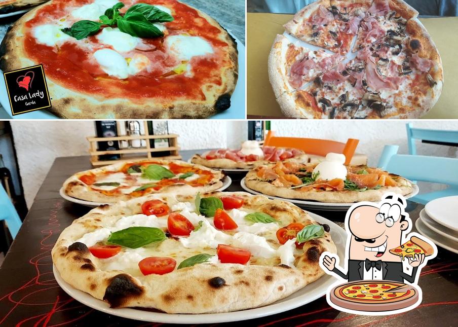 A Casa Lady Garda, puoi assaggiare una bella pizza