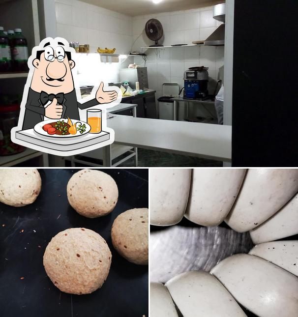 Entre diversos coisas, comida e interior podem ser encontrados no Francesca Pizzaria Artesanal - Vila Planalto