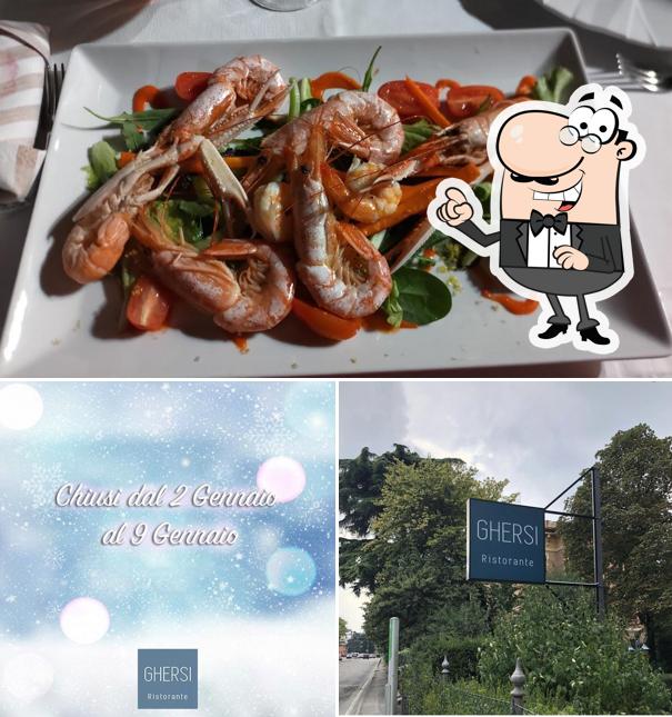 Ghersi ristorante si caratterizza per la esterno e cibo