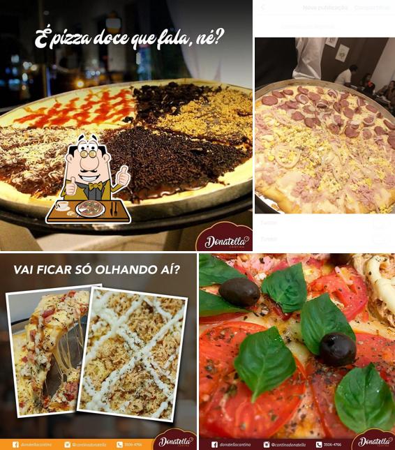 No Cantina Donatella - Vila Laura, você pode provar pizza