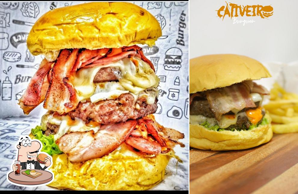 Os hambúrgueres do Cativeiro Burguer irão satisfazer diferentes gostos