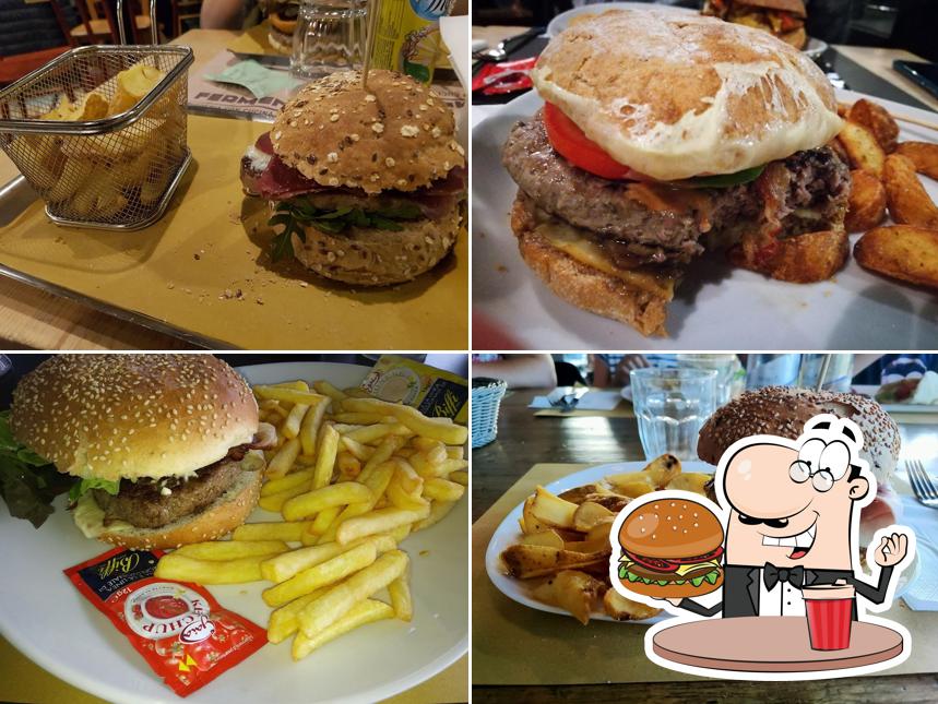 Commandez un hamburger à Fermento Birreria con Cucina