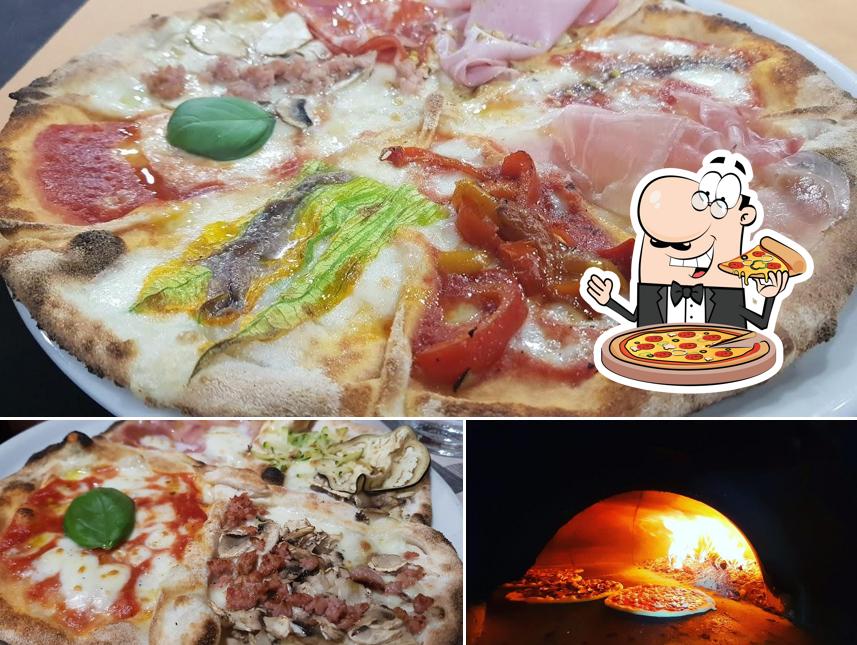 A Pizzeria Cuore & Sapore, puoi ordinare una bella pizza